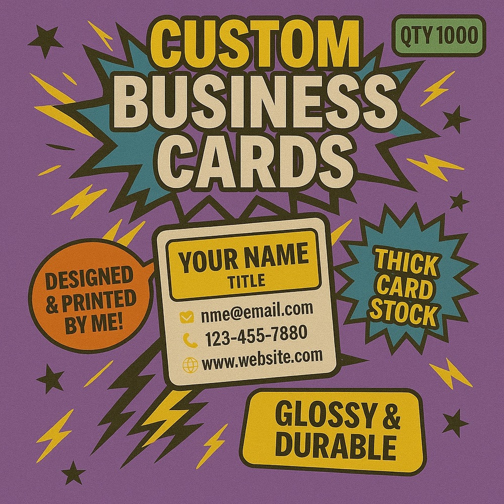 1000 Custom Business Cards